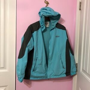 Arctic Image blue Alaska hooded jacket Coat size medium